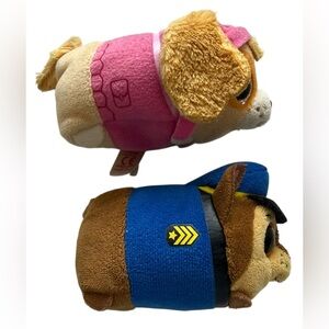 Paw Patrol Plush Toys - Chase and Skye